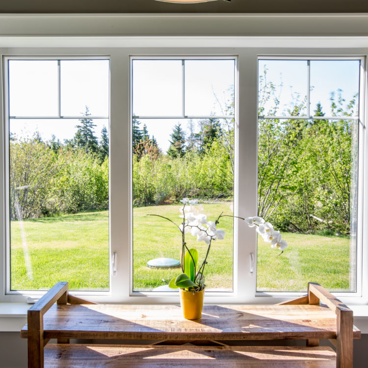 Beautiful Casement Window with flower