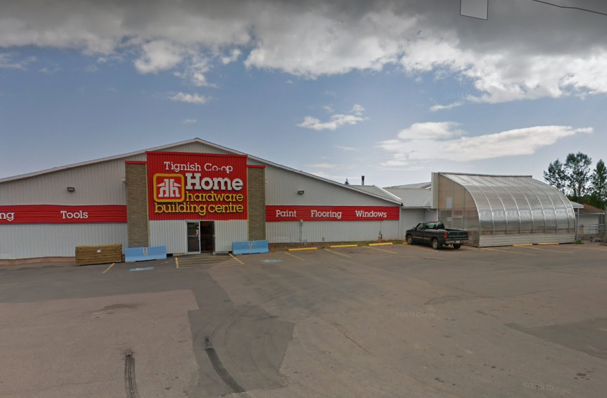 Exterior view of the Tignish Home Hardware Coop