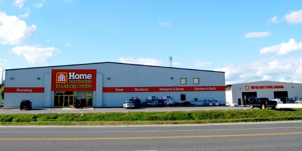 An external view of the Alliston Home Hardware store