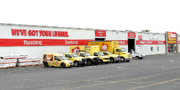 An exterior view of the front of the Carbonear Home Hardware Building Centre
